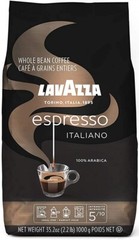 4 PACK – Lavazza Caffe Espresso Italiano Whole Bean, Medium Roast 2.2 lbs bag