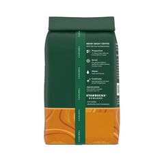 Starbucks Arabica Beans Caramel, Naturally Flavored, Ground Coffee, 11oz USA
