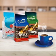Café Najjar Turkish Coffee 450g x10 Pack 100% Arabica Dark Roast Ground Lebanese