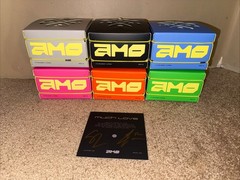 AMO COFFEE ALL 6 FLAVORS w/ CARD SIGNED BY SETH ROLLINS & BECKY LYNCH WWE WORLD