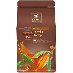 Cacao Barry Heritage Lactee Barry Equilibre Milk Chocolate Pistoles 11 lb
