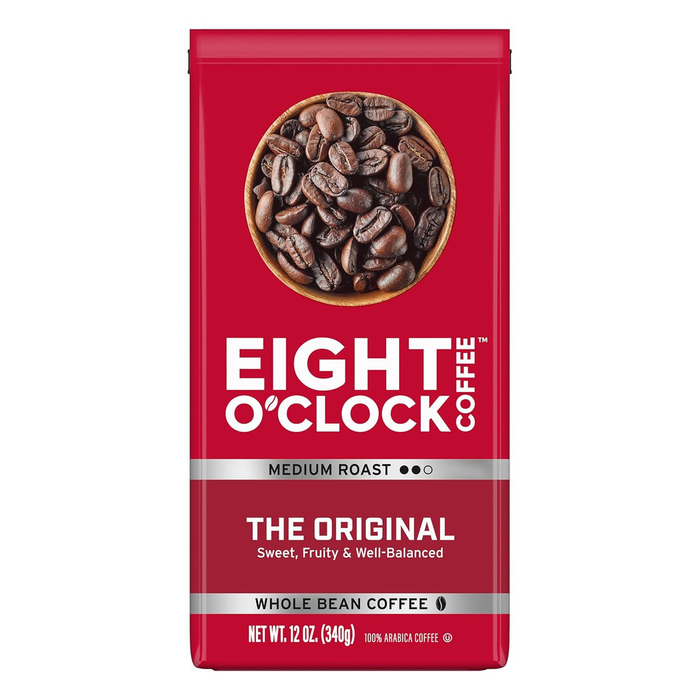 the Original Whole Bean Coffee, Medium Roast, 12 Ounce (Pack of 6) – Sweet, Frui