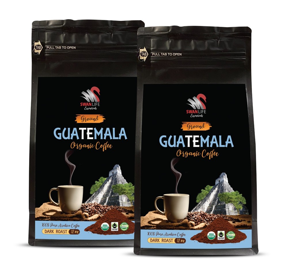 Exotic Grounds – GUATEMALA GROUND ORGANIC COFFEE – Balanced Finish 2Pack