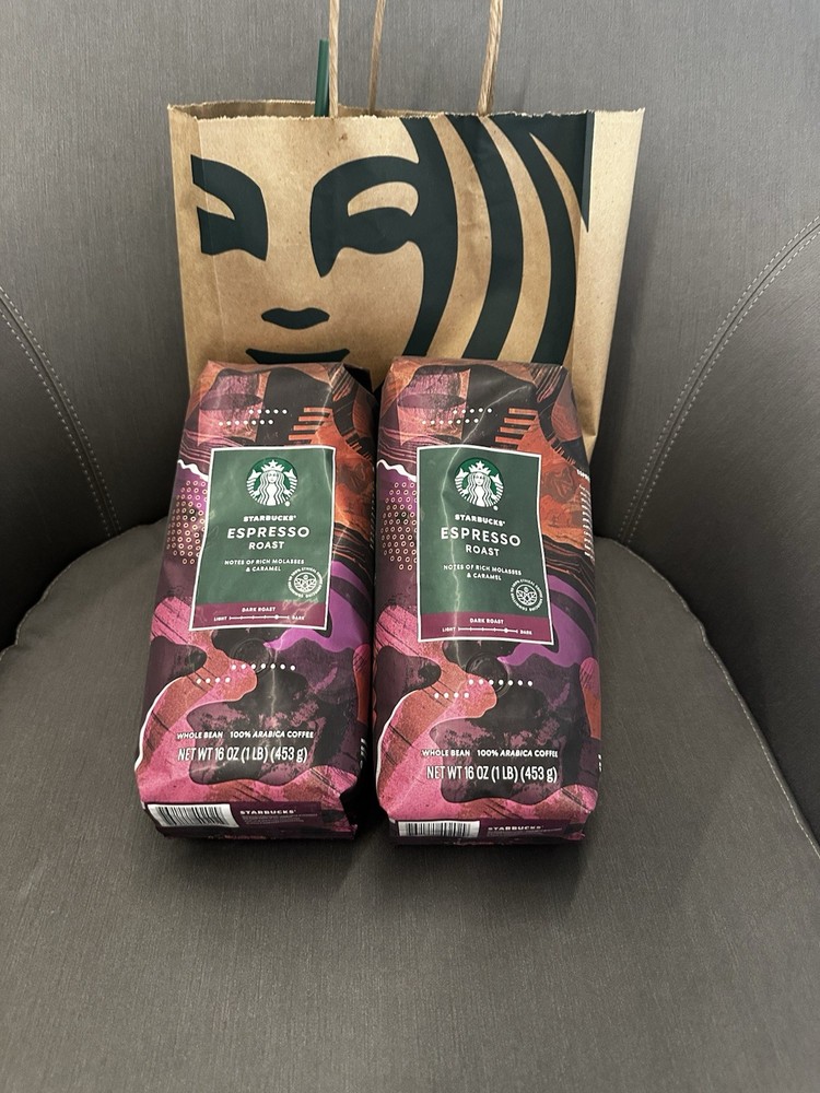 Starbucks Espresso Roast 2 Bags Best By August 2026 Free Shipping