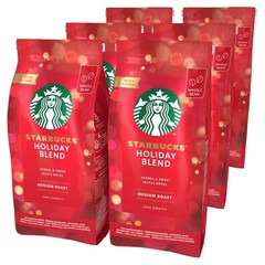 6 x Starbucks HOLIDAY BLEND – Coffee Beans Bag 6 x 190g / 6.7oz