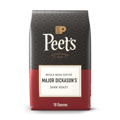 18 Oz Peet’s Whole Bean Coffee – Dark Roast, Kosher Certified & Organic
