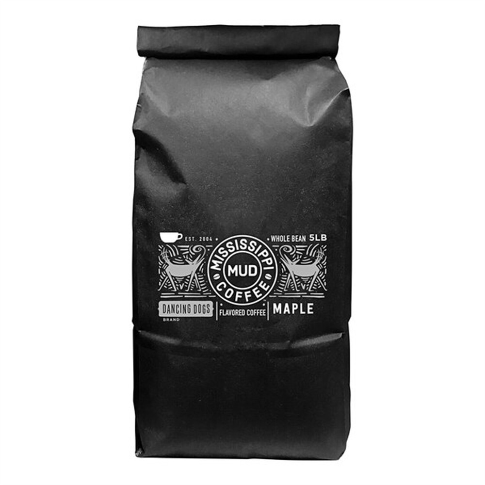 Mississippi Mud Coffee Maple Flavored Whole Bean Coffee 5 lb. WS-110MMWBMAPLE
