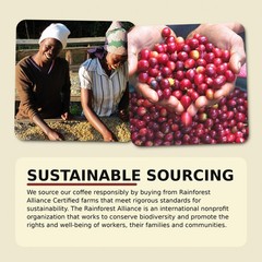 5 Pound Whole Bean Coffee, Medium Roast, Julien’s Breakfast Blend, Rainforest…