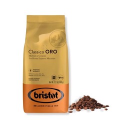 Classico Oro Italian Espresso Whole Coffee Beans Medium Roast 2.2 Lbs 1 Kg