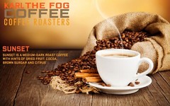Karl The Fog Coffee – SUNSET Whole Beans, Fresh Roasted Daily