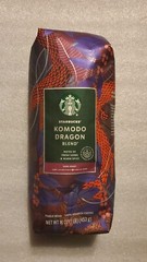 Starbucks Komodo Dragon Dark Roast Whole Bean Coffee 1lb / 16oz / 453g Bag