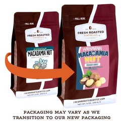 Hawaiian Macadamia Nut Flavored Whole Bean Coffee Medium Roast 12 Ounce Bag