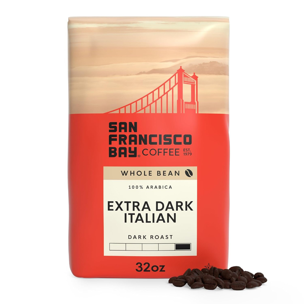 Coffee – Dark Roast Whole Bean Coffee – Extra Dark Italian (2 Lb Bag)