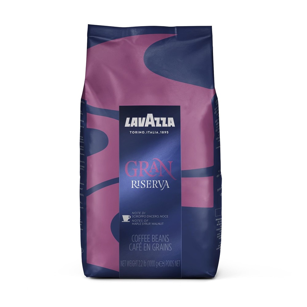 Gran Riserva Whole Bean Coffee Blend, Dark Espresso Roast, 2.2LB Bag Italy