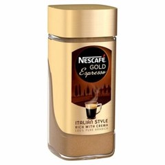 Nescafe Espresso Freeze Dried Instant Coffee – 100g (0.22 lbs)