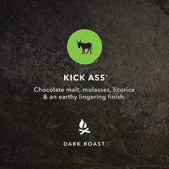Kicking Horse Kick Ass Dark Roast Ground Kosher Coffee -6 Bags /10 oz