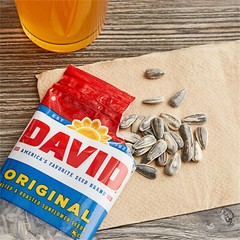 David Roasted Salted Whole Sunflower Seeds 1.5 oz. Pouch – 144/Pieces