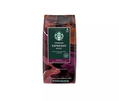 Starbucks Espresso Whole Bean Coffee Dark Roast 4- 1 Pounds Bags