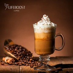 LIFEBOOST Irish Cream Flavored Coffee Beans