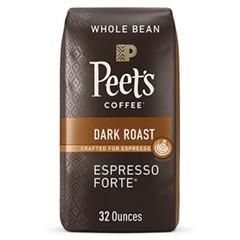 Peet’s Coffee Dark Roast Espresso Forte Whole Bean 32 Ounce Bag