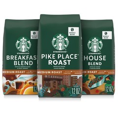 Starbucks Whole Coffee Beans Medium Roast Hot Or Iced Coffee Variety Pack Three