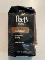 Peet’s Italian Dark Roast Ground Coffee New 08/26