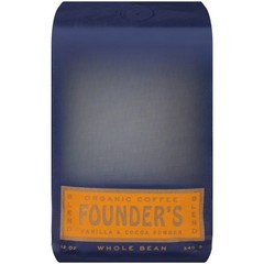 Coffee Organic Founders Blend Premium Dark Roast Whole Bean Coffee, Arabica