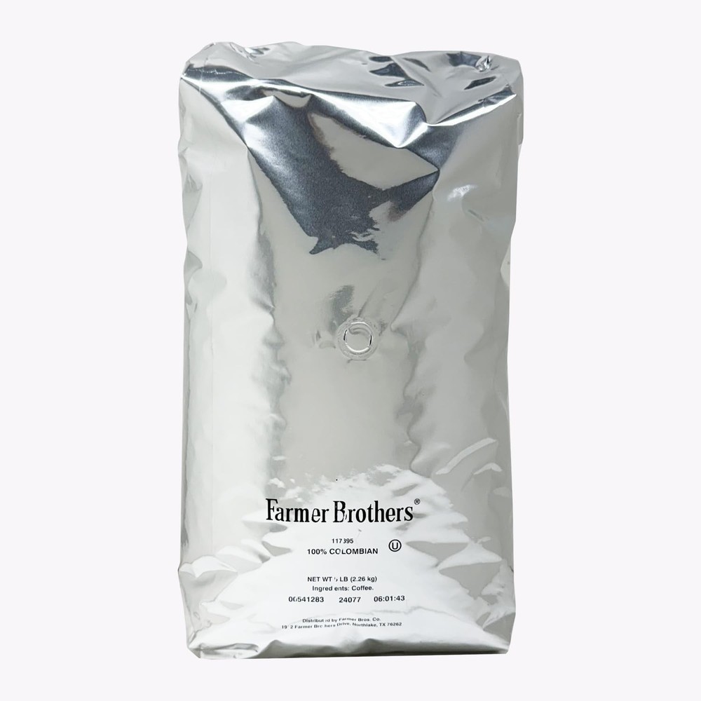 100% Colombian Whole Bean Coffee, 5lb Bag (Replaces 3387)