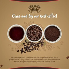 Gold Coffee Kanaloa Blend 2lb Medium Roast Whole Bean Coffee