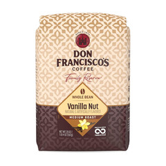 Vanilla Nut Whole Bean Coffee, Medium Roast, 20 OZ Bag | Ideal for French Press,