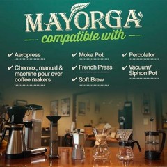 Organic Medium Roast Whole Bean Coffee 2lb – Mayan Blend, 100% Arabica, Low Acid