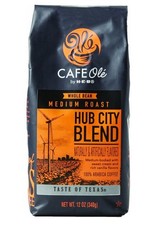 6 HEB Cafe Ole Whole Bean Or GRD Coffee,Texas Pecan & French Roast Dark Roast