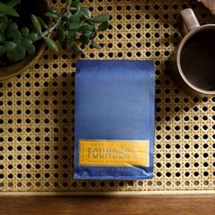 Coffee Organic Founders Blend Premium Dark Roast Whole Bean Coffee, Arabica