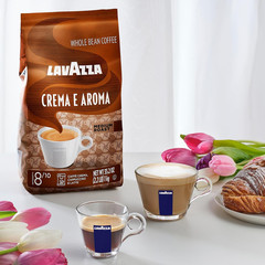 Crema E Aroma Whole Bean Coffee Blend, 2.2-Pound Bag , Balanced medium roast wit