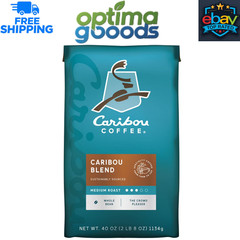Caribou Coffee Whole Bean Caribou Blend Medium Roast 40 oz Bag Fresh Sealed