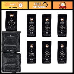 Dark Roast Whole Bean Coffee – 10 oz Pack of 6, Organic, Fairtrade, Kosher, Bold
