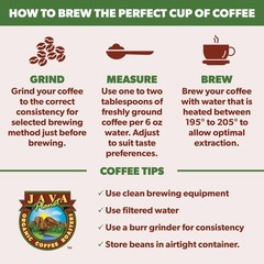 Java Planet Low Acid Organic Coffee, Black Magic, Medium 16 Ounce (Pack of 1)