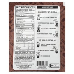 The Frozen Hot Chocolate Frappe Mix 12-pack 2.8 oz Bags