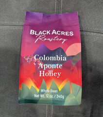 Black Acres Roastery Colombia Aponte Honey Whole Bean Coffee
