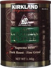 Signature 100% Colombian Coffee Supremo Bean Dark Roast-Fine Grind, 6 Pound…
