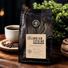 Christopher Bean Coffee COLOMBIAN SUPREMO Medium Roast 12oz Bag Regular