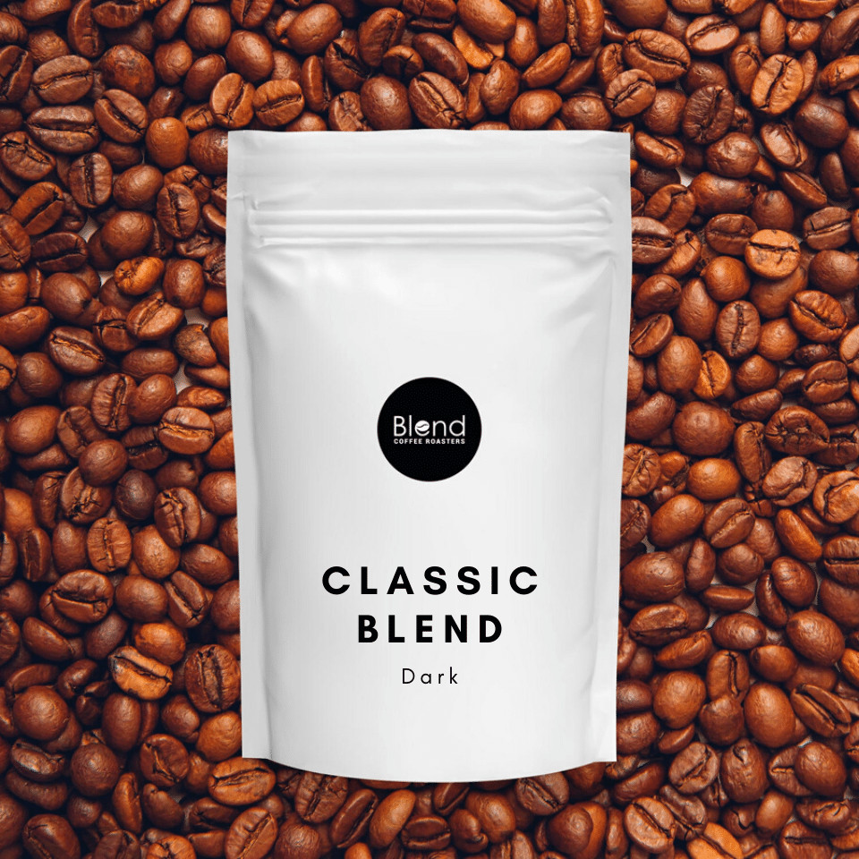 Arabica Fresh Roasted Coffee Ground Fine Dark Classic Blend 200 gram