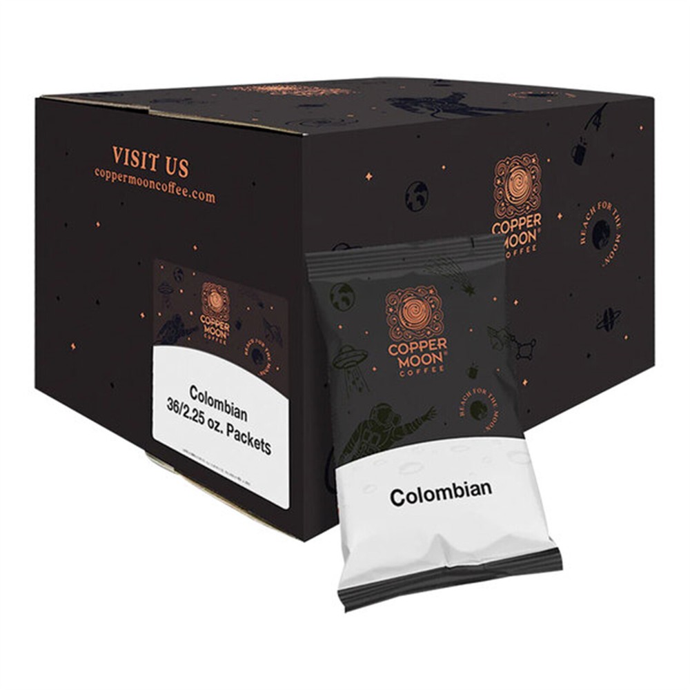 Copper Moon Colombian Blend Coffee Portion Pack 2.25 oz. – 36/Pieces