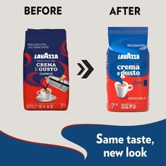 Lavazza Crema e Gusto Whole Bean Coffee, Medium 35.27 Ounce (Pack of 1)