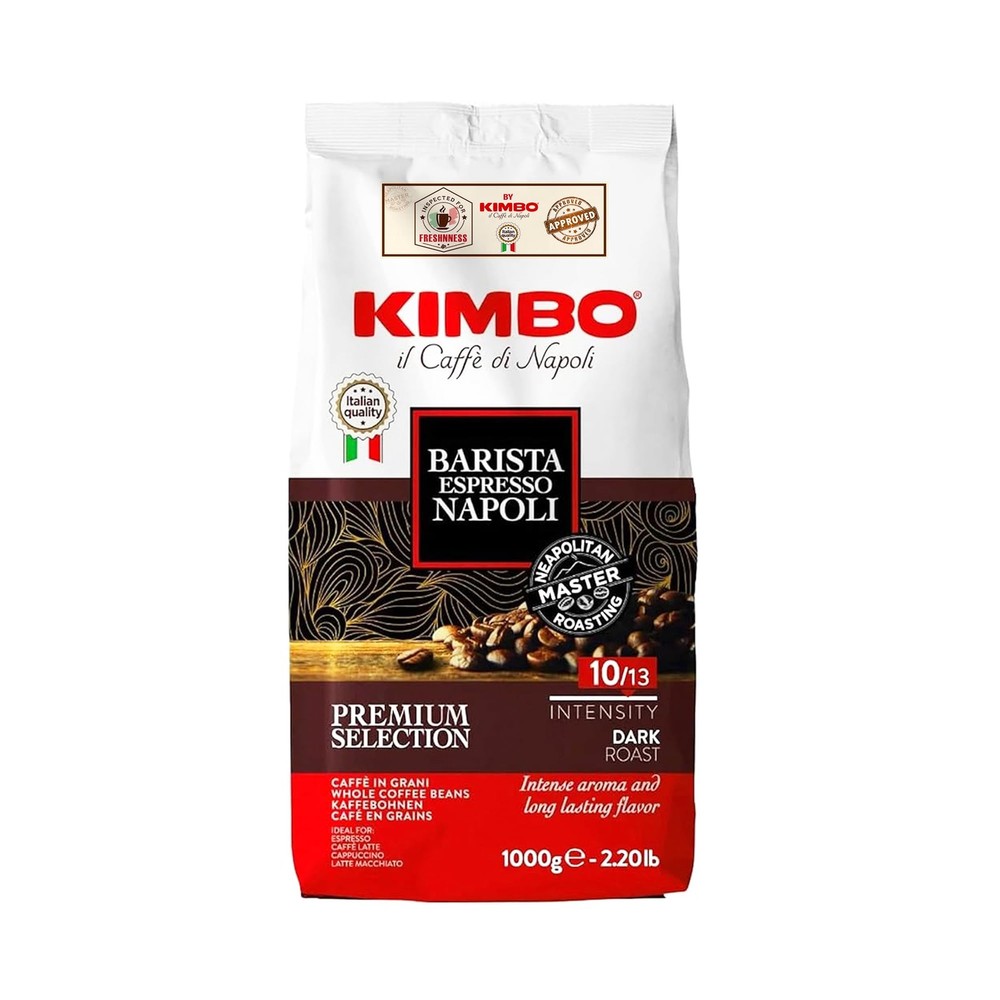 Espresso Napoletano Whole Coffee Beans Dark Roast Italian Caffe 1kg 2.2 Lb