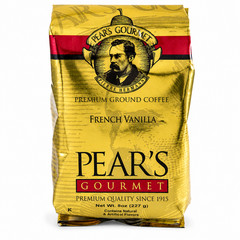 Pear’s French Vanilla Ground Coffee | 8 oz | Brenmar