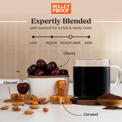 the Mentalist Medium-Dark Roast Whole Bean Coffee, 12 Ounces, Clean Coffee Teste