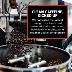 14oz Whole Bean Espresso – Organic Blend of Arabica & Robusta for Home Brewing