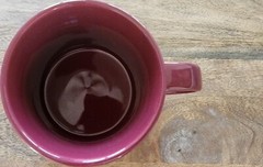 2013 Starbucks Maroon / Cranberry Red Coffee Cup Tea Mug | 14oz