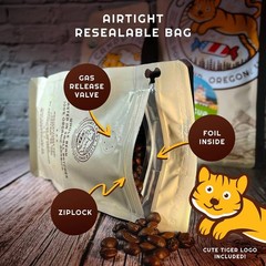 Whole Bean Coffee – Organic – Low Acid – Light Roast – Single Origin – 100% Arab